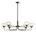 Hubbardton Forge Nola Pendant Model: 137840-SKT-MULT-84-YE0592