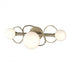 Hubbardton Forge Olympus 3 Light Bath Sconce in Black Finish Model: 201360-SKT-10-GG0712