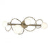 Hubbardton Forge Olympus 4 Light Bath Sconce in Black Finish Model: 201361-SKT-10-GG0712