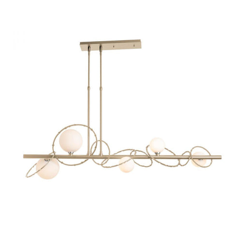 Hubbardton Forge Olympus Linear Pendant Model: 131608-SKT-STND-05-GG0712