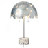 Hubbardton Forge Pangea Dome Table Lamp in Sterling Finish Model: 272103-SKT-85-ML