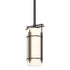 Hubbardton Forge Paralline Mini Pendant in Bronze Finish Model: 183550-SKT-MULT-05-GG0118