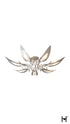 Hubbardton Forge Parasol 7 Light Semi Flush in Sterling Finish Model: 121320-SKT-85-BB0823