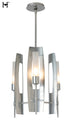 Hubbardton Forge Passage 3 Light Pendant in Sterling Finish Model: 131055-SKT-MULT-85-FD0611