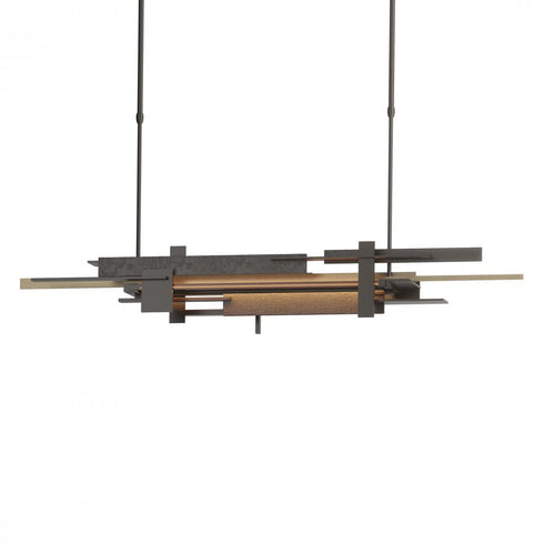 Hubbardton Forge Planar LED Pendant With Accent Model: 139721-LED-SHRT-10-85