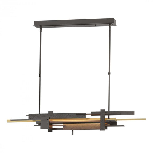 Hubbardton Forge Planar LED Pendant With Accent Model: 139721-LED-STND-10-84