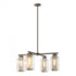 Hubbardton Forge Polaris Outdoor 4 Light Pendant in Coastal Oil Rubbed Bronze Finish Model: 364213-SKT-MULT-14-72-ZM0093