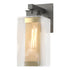 Hubbardton Forge Polaris Outdoor Medium Sconce in Coastal Oil Rubbed Bronze Finish Model: 304852-SKT-14-72-ZM0093
