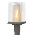 Hubbardton Forge Polaris Outdoor Post Light in Coastal Oil Rubbed Bronze Finish Model: 344850-SKT-14-72-ZM0084