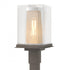 Hubbardton Forge Polaris Outdoor Post Light in Coastal Oil Rubbed Bronze Finish Model: 344850-SKT-14-72-ZM0084