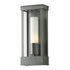 Hubbardton Forge Portico Small Outdoor Sconce in Coastal Oil Rubbed Bronze Finish Model: 304320-SKT-14-GG0392