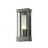 Hubbardton Forge Portico Small Outdoor Sconce in Coastal Oil Rubbed Bronze Finish Model: 304320-SKT-14-GG0392