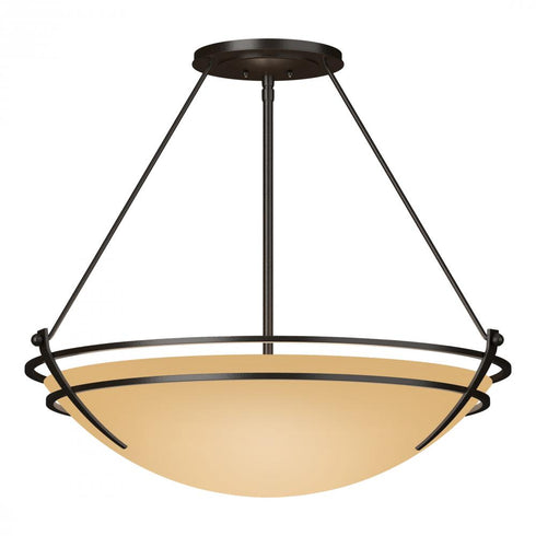 Hubbardton Forge Presidio Tryne Large Semi Flush Model: 124442-SKT-14-GG0054