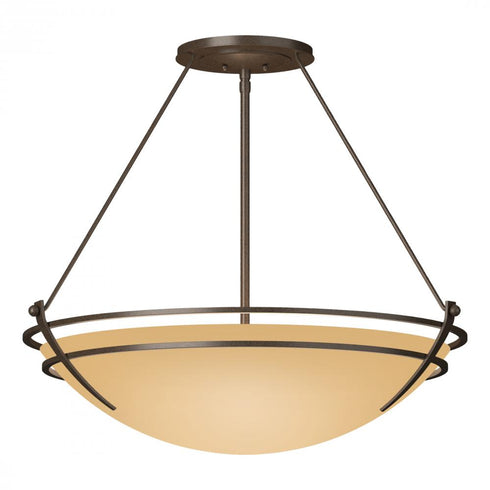 Hubbardton Forge Presidio Tryne Large Semi Flush Model: 124442-SKT-25-GG0054