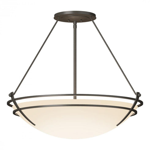 Hubbardton Forge Presidio Tryne Large Semi Flush Model: 124442-SKT-25-GG0054