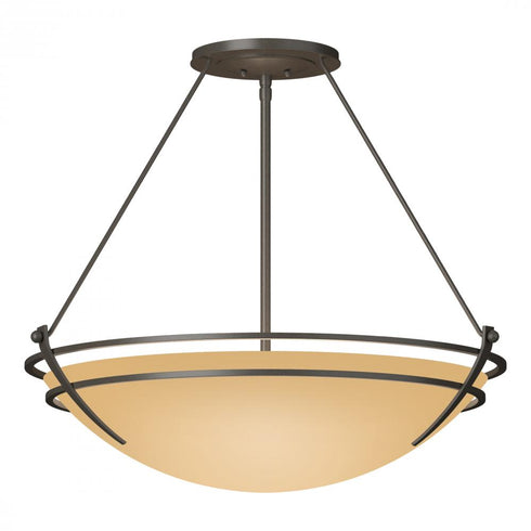 Hubbardton Forge Presidio Tryne Large Semi Flush Model: 124442-SKT-25-GG0054