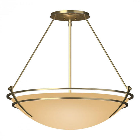 Hubbardton Forge Presidio Tryne Large Semi Flush Model: 124442-SKT-86-GG0054