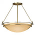 Hubbardton Forge Presidio Tryne Large Semi Flush Model: 124442-SKT-86-GG0054