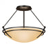 Hubbardton Forge Presidio Tryne Semi Flush Model: 124422-SKT-14-GG0047