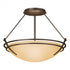 Hubbardton Forge Presidio Tryne Semi Flush Model: 124422-SKT-82-GG0047