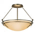 Hubbardton Forge Presidio Tryne Semi Flush Model: 124422-SKT-82-GG0047