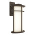 Hubbardton Forge Province Large Outdoor Sconce in Coastal Oil Rubbed Bronze Finish Model: 305655-SKT-14-GG0387