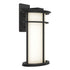Hubbardton Forge Province Large Outdoor Sconce in Coastal Oil Rubbed Bronze Finish Model: 305655-SKT-14-GG0387