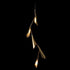Hubbardton Forge Quill LED Pendant in Dark Smoke Finish Model: 135001-LED-STND-07-86
