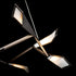 Hubbardton Forge Quill LED Pendant in Dark Smoke Finish Model: 135003-LED-STND-07-14