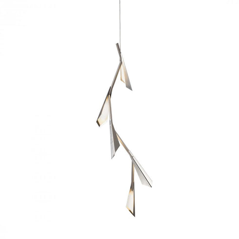 Hubbardton Forge Quill LED Pendant in Sterling Finish Model: 135001-LED-STND-85-85
