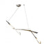Hubbardton Forge Quill LED Pendant in Sterling Finish Model: 135001-LED-STND-85-85