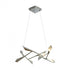 Hubbardton Forge Quill LED Pendant in Sterling Finish Model: 135003-LED-STND-85-85
