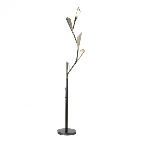 Hubbardton Forge Quill Torchiere in Dark Smoke Finish Model: 241104-LED-07-86