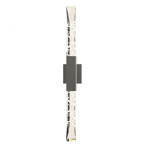 Hubbardton Forge Refraction Large Outdoor Sconce in Coastal Oil Rubbed Bronze Finish Model: 302623-SKT-14-ZM0618