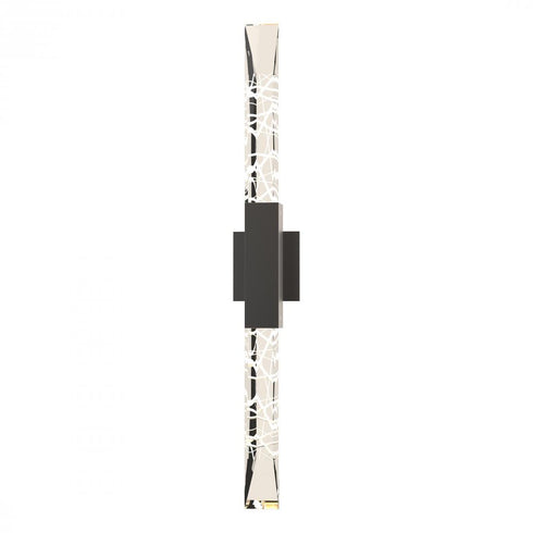 Hubbardton Forge Refraction Large Outdoor Sconce in Coastal Oil Rubbed Bronze Finish Model: 302623-SKT-14-ZM0618