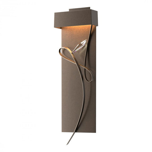 Hubbardton Forge Rhapsody LED Sconce in Bronze Finish Model: 205440-LED-05-05-CR