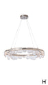 Hubbardton Forge Riverbed Circular LED Pendant in Sterling Finish Model: 139982-LED-STND-85-ZM0846