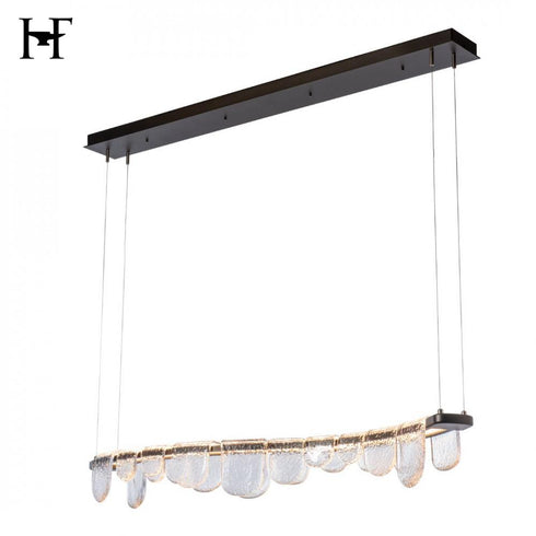 Hubbardton Forge Riverbed LED Pendant in Oil Rubbed Bronze Finish Model: 139980-LED-STND-14-ZM0846