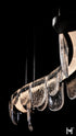 Hubbardton Forge Riverbed LED Pendant in Oil Rubbed Bronze Finish Model: 139980-LED-STND-14-ZM0846