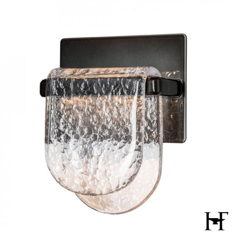 Hubbardton Forge Riverbed LED Sconce ink Finish Model: 209980-LED-89-ZM0842
