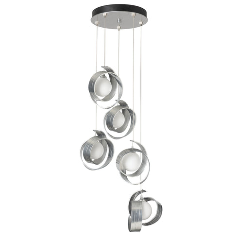 Hubbardton Forge Riza 5 Light Pendant Model: 131129-SKT-STND-02-GG0711