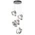 Hubbardton Forge Riza 5 Light Pendant Model: 131129-SKT-STND-02-GG0711