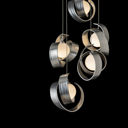 Hubbardton Forge Riza 5 Light Pendant Model: 131129-SKT-STND-02-GG0711