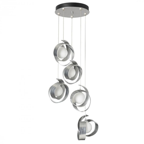 Hubbardton Forge Riza 5 Light Pendant Model: 131129-SKT-STND-02-GG0711