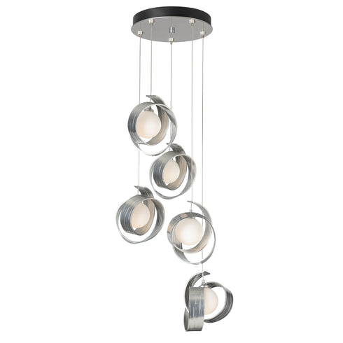 Hubbardton Forge Riza 5 Light Pendant Model: 131129-SKT-STND-14-GG0711
