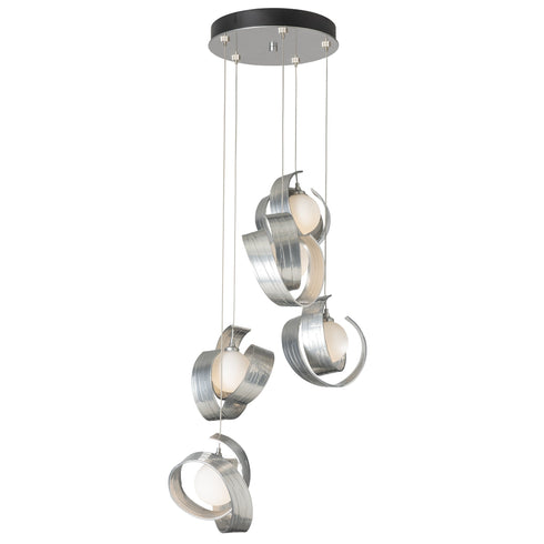Hubbardton Forge Riza 5 Light Pendant Model: 131129-SKT-STND-14-GG0711