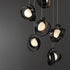 Hubbardton Forge Riza 9 Light Pendant Model: 131099-SKT-LONG-14-GG0711