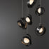 Hubbardton Forge Riza 9 Light Pendant Model: 131099-SKT-STND-10-GG0711