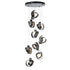 Hubbardton Forge Riza 9 Light Pendant Model: 131099-SKT-STND-10-GG0711
