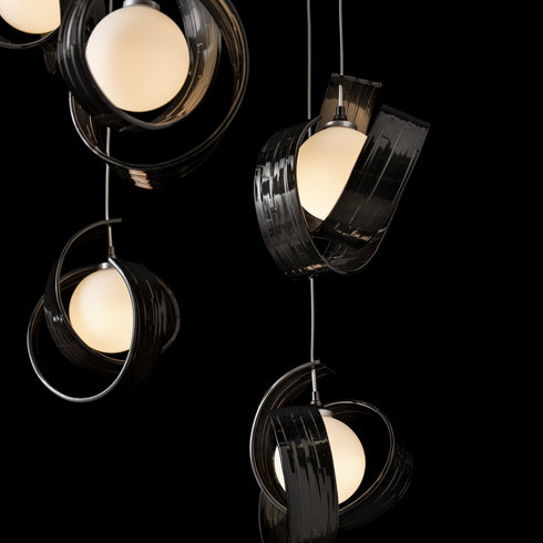 Hubbardton Forge Riza 9 Light Pendant Model: 131099-SKT-STND-10-GG0711